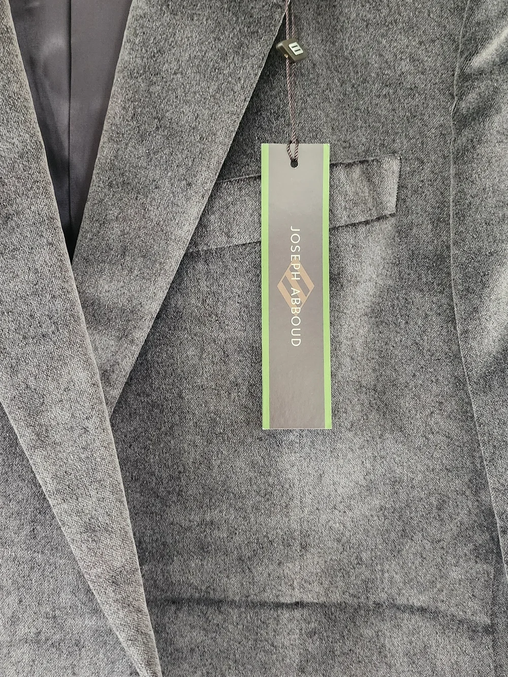 NWT Joseph Abboud Gray Velvet Blazer Sport Coat Men’s 42R $695